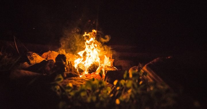 Photo Fireplace glow