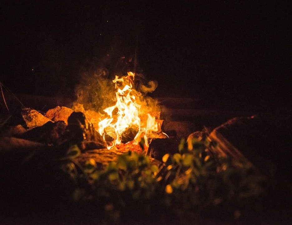 Photo Fireplace glow